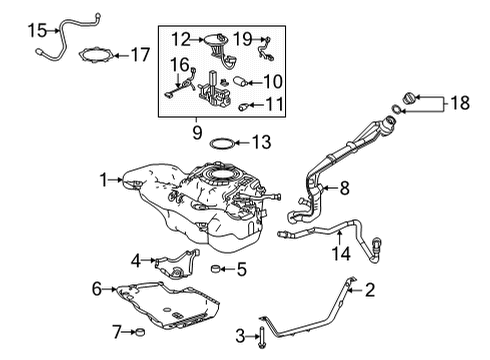 2022 Toyota Corolla Cross Fuel Supply Diagram