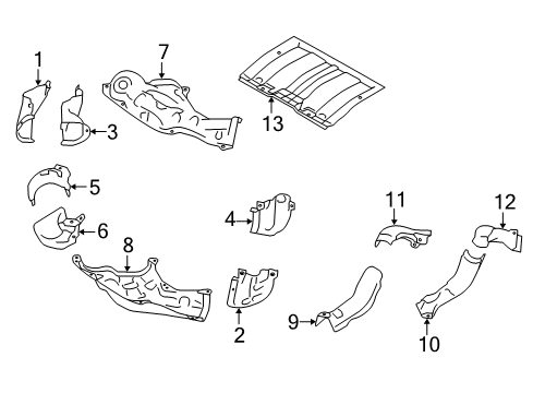 2015 Scion FR-S Cover COMPL-Exhaust Diagram for SU003-01154