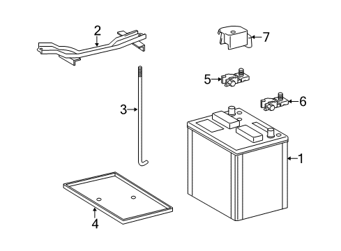 2019 Toyota Land Cruiser Battery Diagram