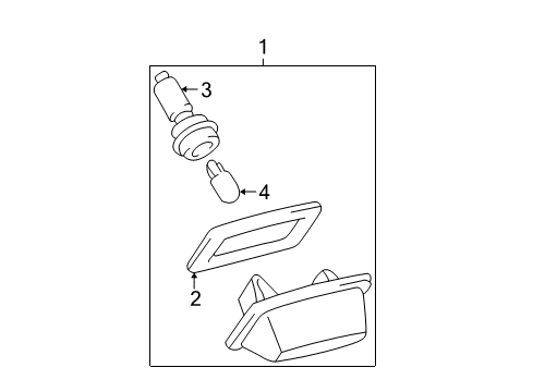 2002 Toyota Avalon License Lamps Diagram