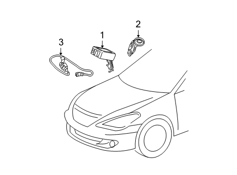 2004 Toyota Solara Alarm System Diagram