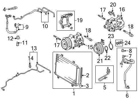 2011 Toyota Highlander Switches & Sensors Diagram