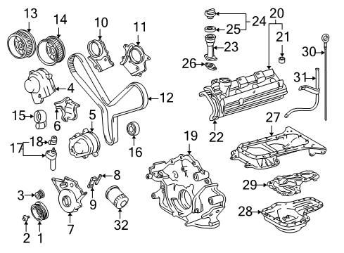 2006 Toyota Tundra Engine Parts & Mounts, Timing, Lubrication System Diagram 4 - Thumbnail