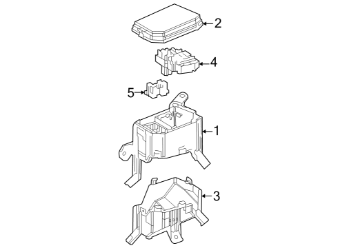 2024 Toyota Grand Highlander BLOCK ASSY, RELAY Diagram for 82660-48090