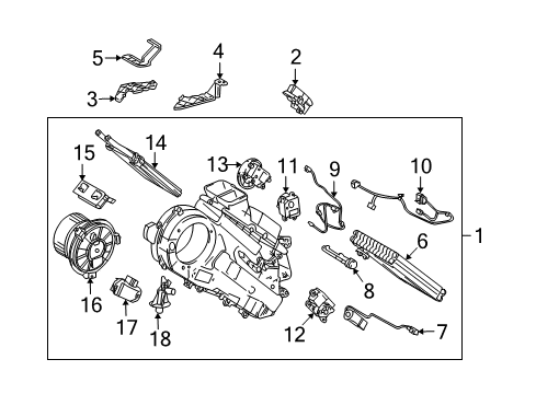 2011 Toyota Land Cruiser Auxiliary Heater & A/C Diagram 1 - Thumbnail