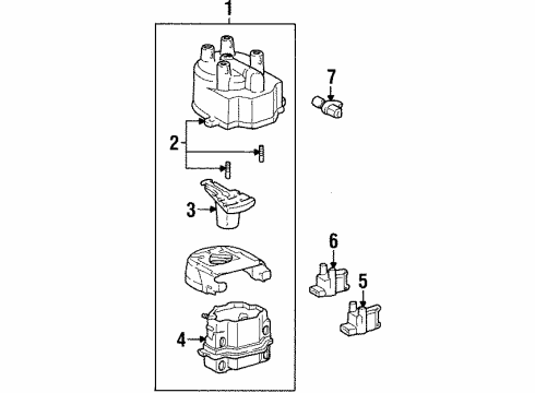 1997 Toyota T100 Distributor Diagram