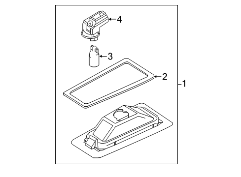 2017 Toyota Yaris iA Bulbs Diagram