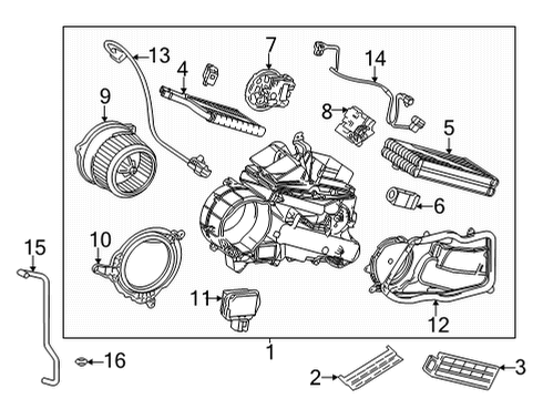 2022 Toyota Sienna HVAC Case Diagram 3 - Thumbnail