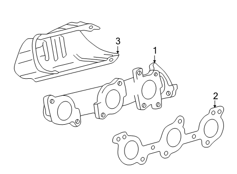 2000 Toyota Tundra Exhaust Manifold Diagram 2 - Thumbnail