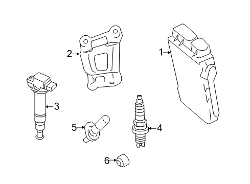 2014 Scion xD Ignition System Diagram