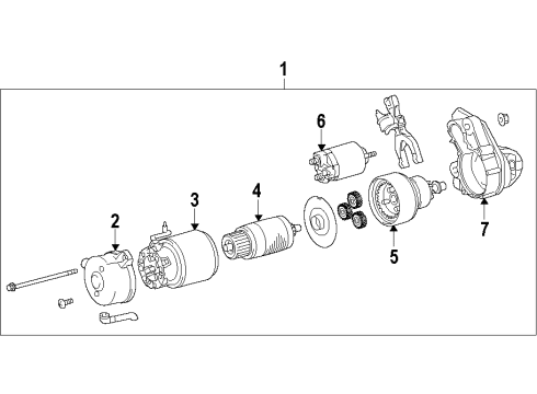 2008 Toyota Land Cruiser Starter, Charging Diagram