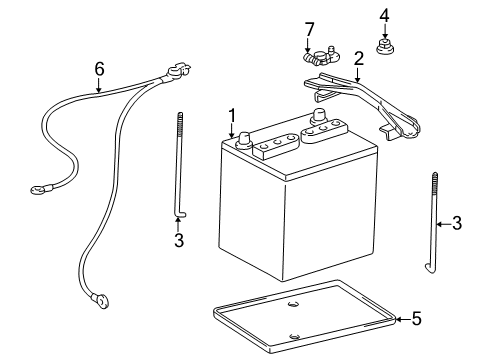 2005 Scion xA Battery Diagram