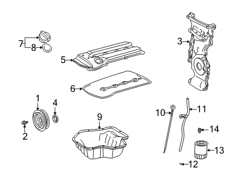 2001 Toyota Highlander Filters Diagram 3 - Thumbnail