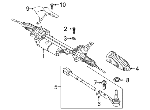 2022 Toyota GR Supra Steering Column & Wheel, Steering Gear & Linkage Diagram 2 - Thumbnail