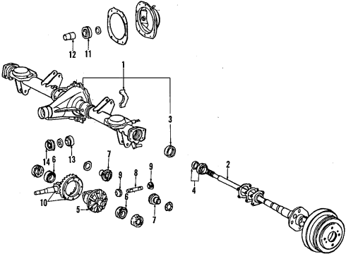 1984 Toyota Celica Rear Suspension Diagram 2 - Thumbnail