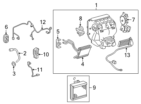 2015 Toyota Camry Hose Sub-Assembly, SUCTI Diagram for 88704-06440