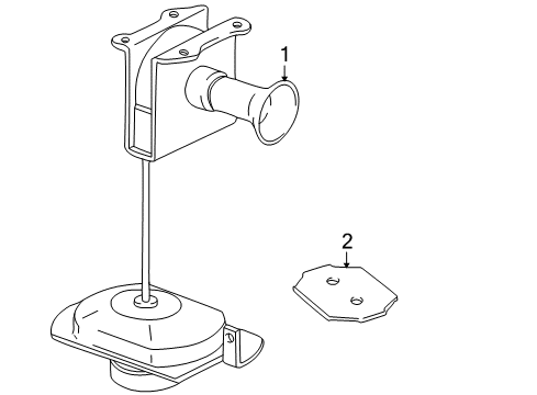 2001 Toyota 4Runner Carrier & Components - Spare Tire Diagram