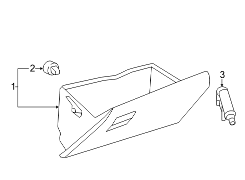 2017 Toyota Corolla iM Glove Box Diagram