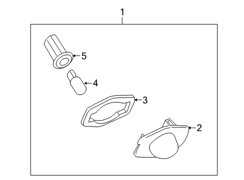 2010 Scion xB License Lamps Diagram