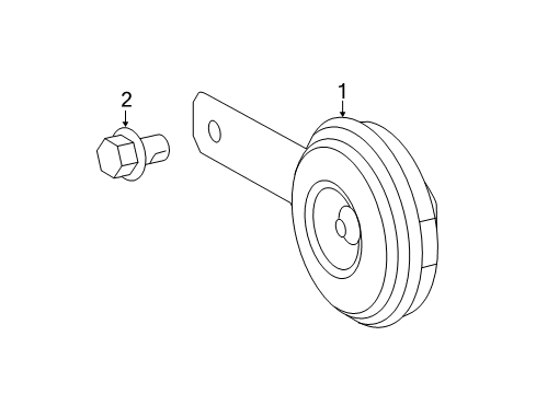 2017 Toyota Corolla iM Horn Diagram