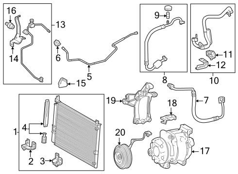 2023 Toyota Tundra A/C Compressor Diagram