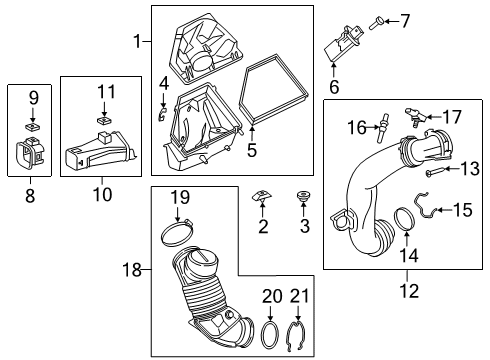 2021 Toyota GR Supra Air Intake Diagram