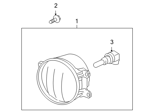 2010 Toyota 4Runner Bulbs Diagram 2 - Thumbnail