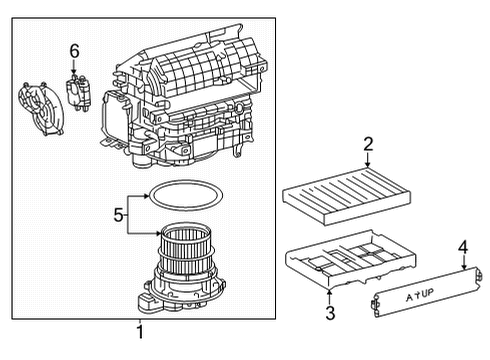 2024 Toyota Tundra Heater Components Diagram