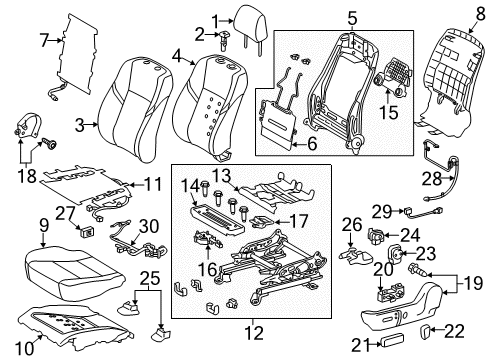 2018 Toyota Avalon Heated Seats Diagram 1 - Thumbnail