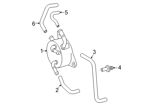 2015 Toyota Camry Hose Diagram for 90445-A0003