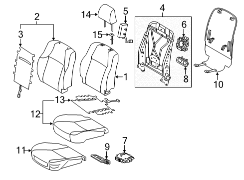 2019 Toyota 4Runner Heated Seats Diagram 4 - Thumbnail