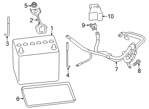 2015 Scion FR-S Battery Diagram