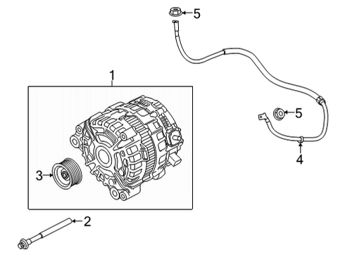 2023 Toyota GR Supra Alternator Diagram 2 - Thumbnail