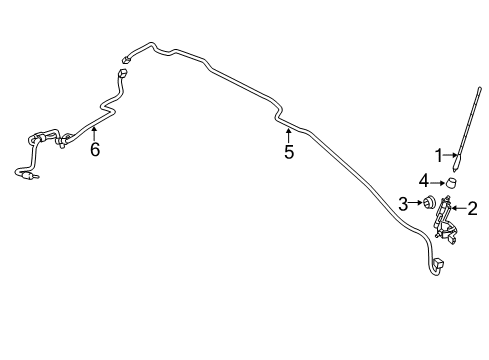 2013 Scion tC Cord Sub-Assembly, ANTEN Diagram for 86101-21240