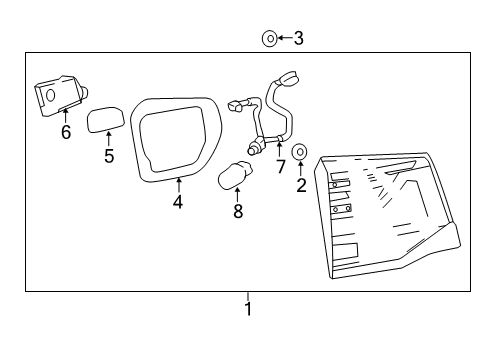 2021 Toyota Land Cruiser Backup Lamps Diagram