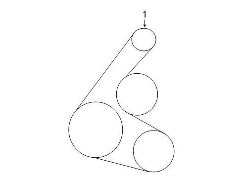 2012 Toyota Corolla Belts & Pulleys Diagram