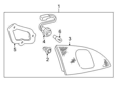 2000 Toyota Corolla Backup Lamps Diagram