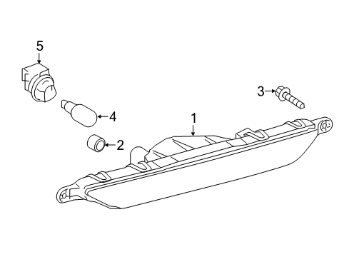 2016 Toyota Yaris Lens & Body, Back-Up Diagram for 81671-0D010