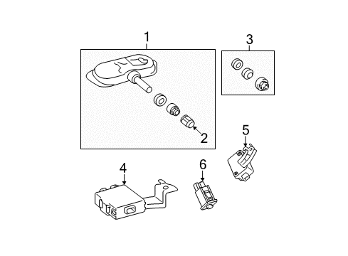 2011 Toyota Avalon Tire Pressure Monitoring, Electrical Diagram