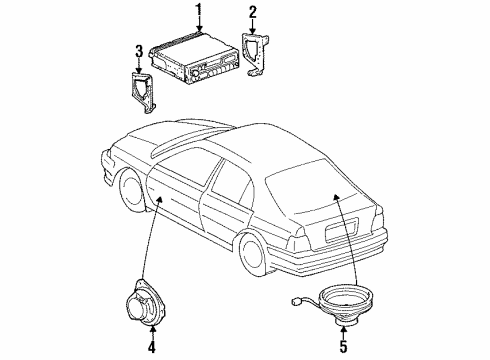 1995 Toyota Tercel Sound System Diagram