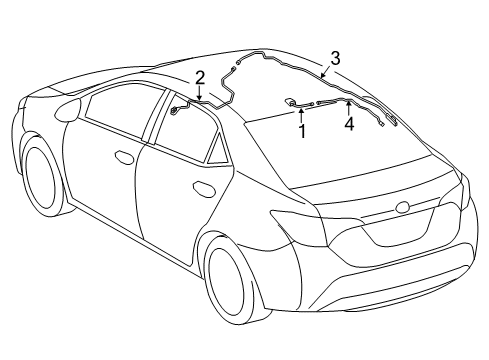 2019 Toyota Corolla Antenna & Radio Diagram 1 - Thumbnail