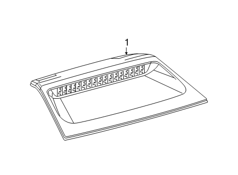 2021 Toyota Avalon High Mount Lamps Diagram