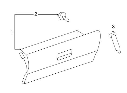 2010 Scion xB Glove Box Diagram