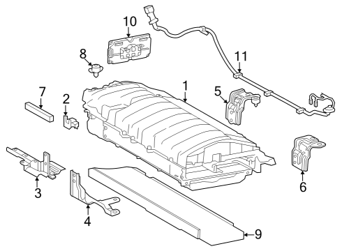 2023 Toyota Corolla WIRE, HIGH VOLTAGE F Diagram for 821H1-12140