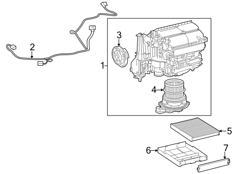 2023 Toyota GR Corolla Automatic Temperature Controls Diagram