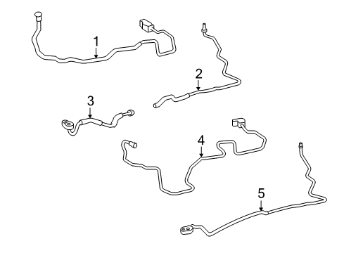 2009 Toyota Sequoia Pipe, Cooler Refrigerant Suction, B Diagram for 88717-0C130