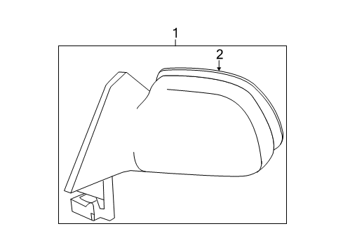 2005 Toyota Corolla Outside Mirrors Diagram