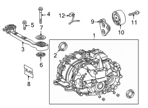 2020 Toyota Highlander Axle & Differential - Rear Diagram 2 - Thumbnail