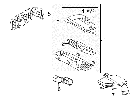 2007 Toyota Tacoma Filters Diagram 1 - Thumbnail