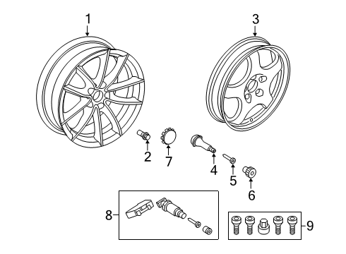 2021 Toyota GR Supra Wheels Diagram 2 - Thumbnail